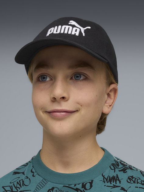 Детская бейсболка Puma Essentials No.1 Logo 2685301 54-56 Puma Black (4069162001498) - Фото 2 Детская бейсболка Puma Essentials No.1 Logo 2685301 54-56 Puma Black (4069162001498) - изображение 2
