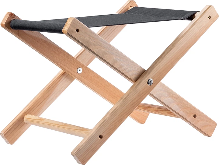 Табурет складний Kadax Nouro 40x31x31 см Чорний K8820 (5903699481691) - зображення 2