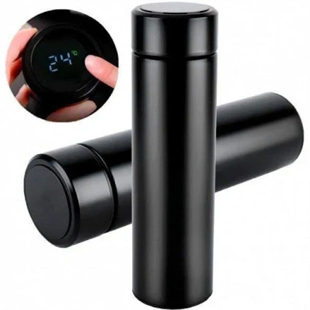Умный термос с индикатором температуры сенсорный OPT-TOP T-Bottle 919 500 мл Black (2019461064) - изображение 8