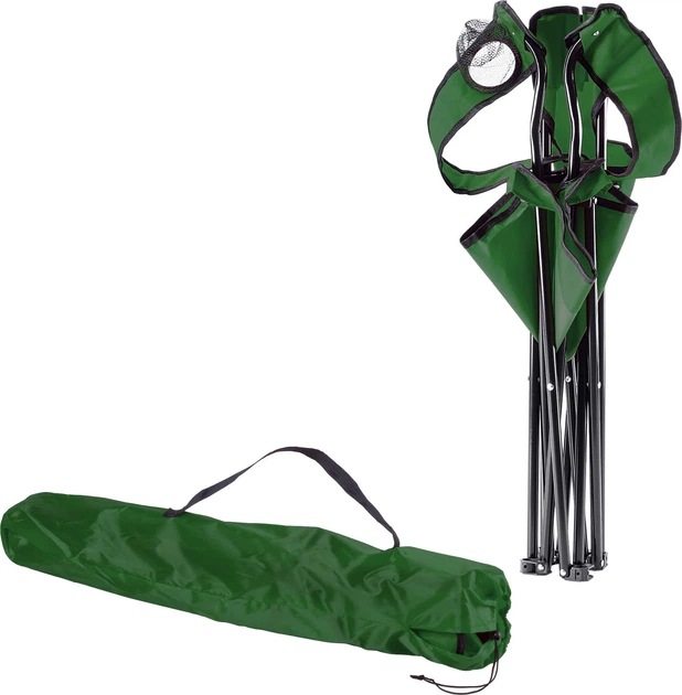 Krzesło składane wędkarskie Kadax Zielone K8794 (5903699481431) - obraz 6