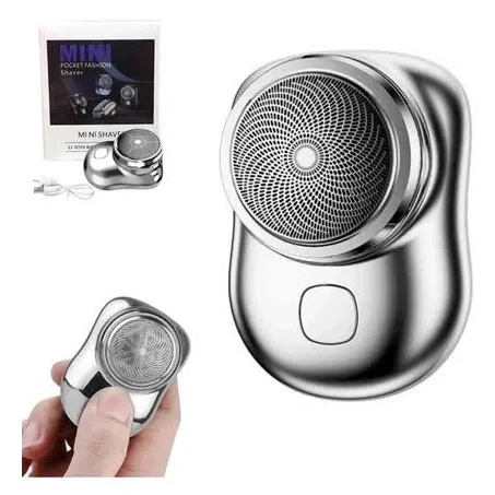 Электрическая минибритва-брелок No Brand на аккумуляторе беспроводная USB Mini Shaver Black (2093506432) - изображение 2
