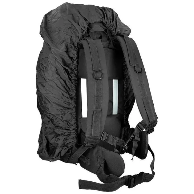 Тактичний рюкзак Mil-Tec Ranger 75 л 35х20х70 см Чорний 14030002 - зображення 3