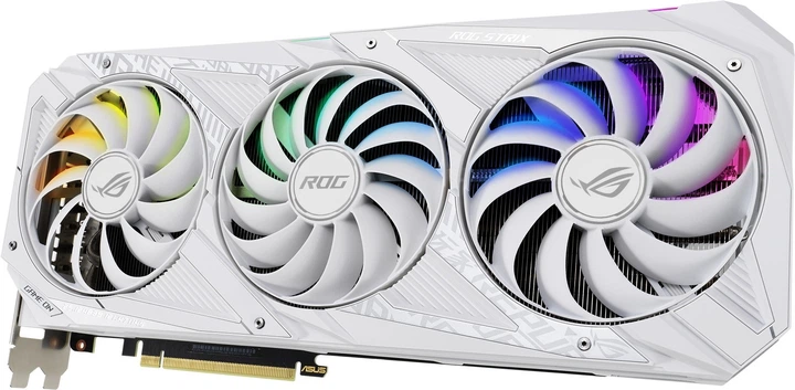 Видеокарта GeForce RTX 3090 24GB Asus ROG Strix OC White (ROG