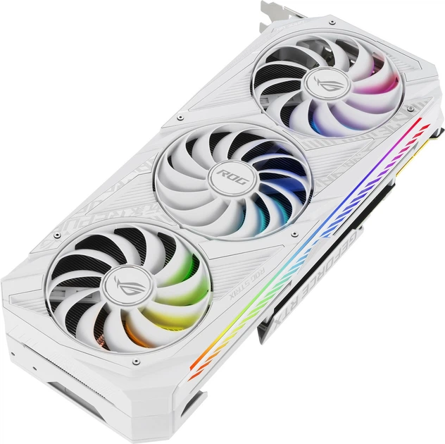 Видеокарта GeForce RTX 3090 24GB Asus ROG Strix OC White (ROG