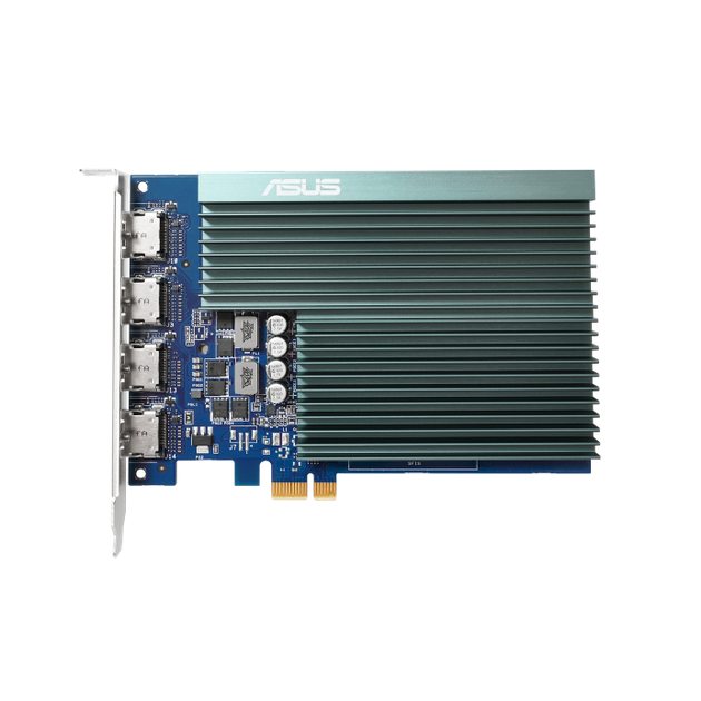 Відеокарта GeForce GT 730 2GB GDDR5 Asus (64-bit, PCIe 2.0, HDMI 1.4b*4, 148x105x18мм) - изображение 2