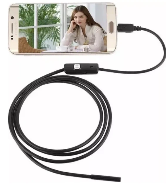 Камера-эндоскоп компактная No Brand Android and PC Endoscope USB-гибкая 5 м (2104123515) - изображение 5