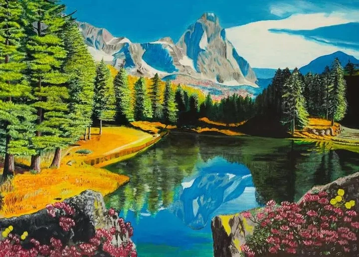 Пазл Ravensburger Rocky Mountain Reflections 300 елементів (4005555008736) - зображення 2