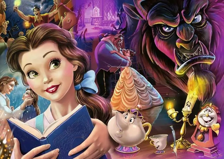 Пазл Ravensburger Disney Heroines Collection: Belle 1000 елементів (4005555008835) - зображення 2