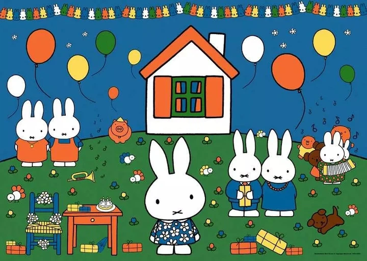 Puzzle Ravensburger Nijntje 70 Years 1000 elementów (4005555016441) - obraz 2