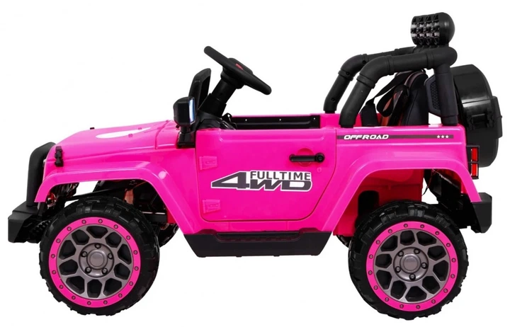 Samochód elektryczny dla dzieci Full Time 4WD Różowy (5903864904666) - obraz 3