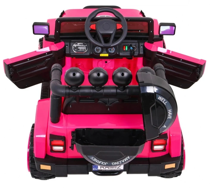 Samochód elektryczny dla dzieci Full Time 4WD Różowy (5903864904666) - obraz 7
