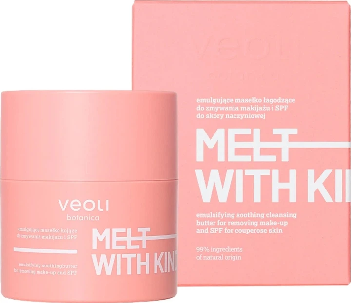 Олія для зняття макіяжу Veoli Botanica Melt With Kindness для чутливої шкіри 40 г (5907190822731) - зображення 2
