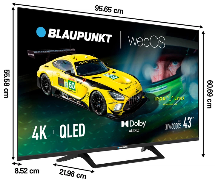 Telewizor Blaupunkt 43'' 43QLW6000S (8594213441559) - obraz 7