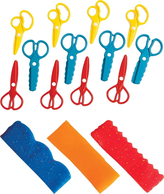 Zestaw do zabawy z gliną Colorations nożyczki 12 elementów (5710903612105) - obraz 2