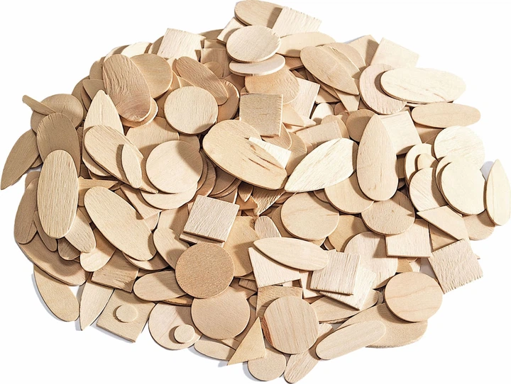 Zestaw drewnianych geometrycznych figur Colorations 1000 elementów (191487003018) - obraz 2