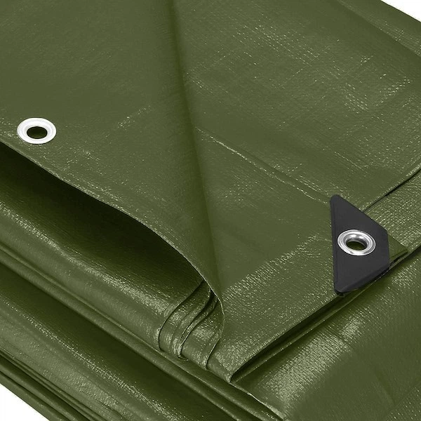 Брезент Springos 5 x 8 м 120 г/м2 Зелений (GA2127) - зображення 7