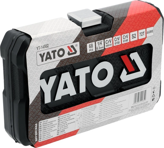 Набір інструментів YATO YT-14502 68 елементів (5906083121852) - зображення 6
