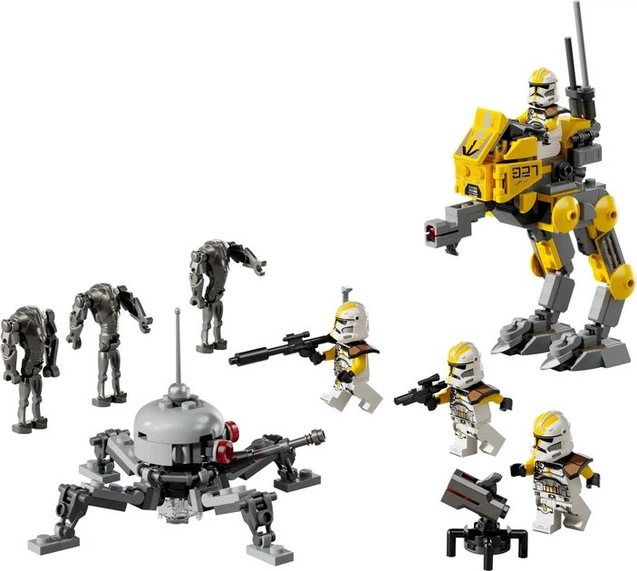 Конструктор LEGO Star Wars Бойовий загін бійців-клонів 327-го галактичного корпусу 258 шт для дітей 7+ (75431) - Фото 4 Конструктор LEGO Star Wars Бойовий загін бійців-клонів 327-го галактичного корпусу 258 шт для дітей 7+ (75431) - зображення 4