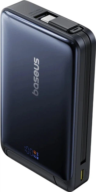 УМБ Baseus Nomos Qi2 10000 mAh 45W Black (P10078800123-00) - зображення 3