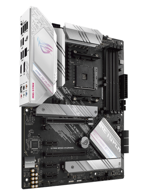 Материнська плата Asus B550-A ROG Strix Gaming Socket AM4 (ROG STRIX B550-A GAMING) - Фото 4 Материнська плата Asus B550-A ROG Strix Gaming Socket AM4 (ROG STRIX B550-A GAMING) - зображення 4