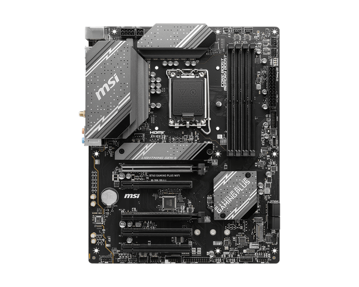 Материнська плата MSI B760 Gaming Plus Wi-Fi LGA 1700 (B760 GAMING PLUS WIFI) - Фото 1 Материнська плата MSI B760 Gaming Plus Wi-Fi LGA 1700 (B760 GAMING PLUS WIFI) - зображення 1