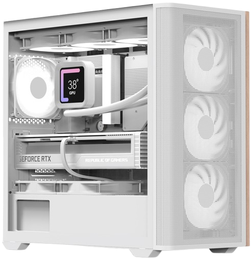 Корпус AeroCool D301A-G-WT-v2 ARGB White (ACCS-DS03043.21) - изображение 2