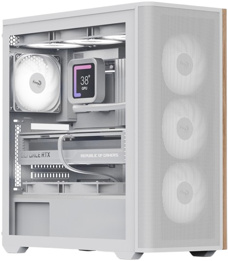 Корпус AeroCool D501A-G-WT-v2 ARGB White (ACCM-DS01043.21) - изображение 5