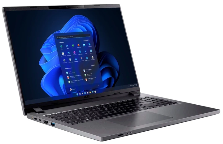 Ноутбук Acer TravelMate P2 TMP216-41-TCO (NX.BFQEL.003) Steel Gray - зображення 2