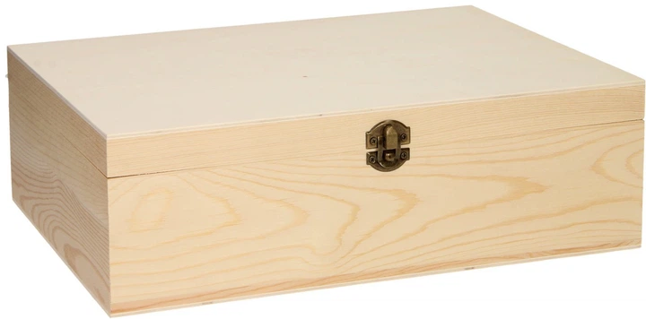 Творчий набір Playwood Велика дерев’яна скриня для зберігання SL049 (8719348005449) - зображення 2