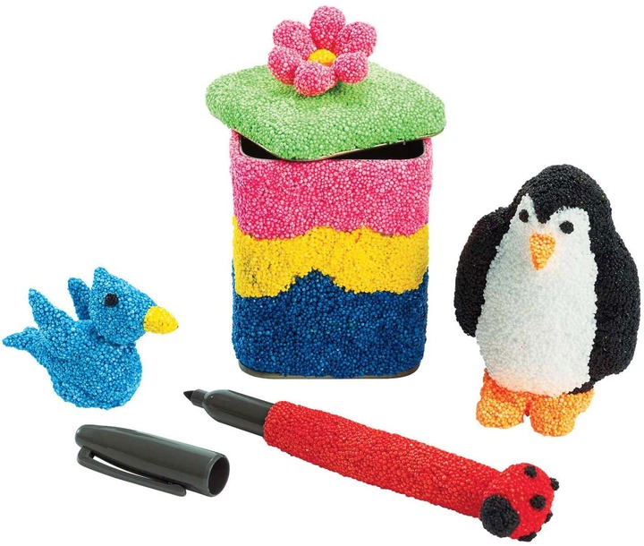 Zestaw masy plastycznej Colorations Colored Foam Clay 12 szt CHMODFOA (5710903614611) - obraz 3