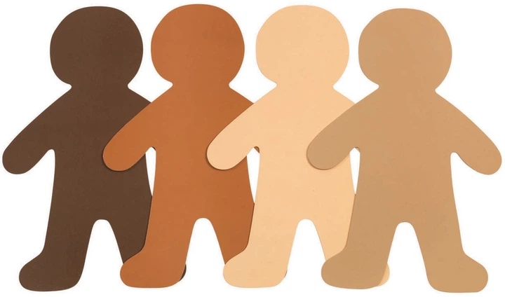 Набір форм для рукоділля Colorations «Кольори як я»: великі фігурки людей 24 шт MKIDCARD (191487033732) - зображення 2