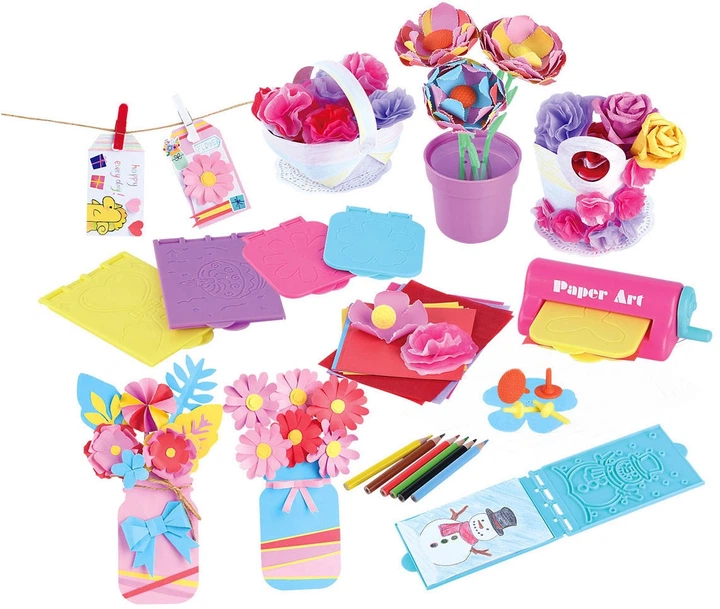 Набір для рукоділля PlayGo Паперові квіти 79 елементів 6039 (4892401060396) - зображення 2