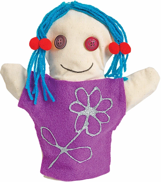 Креативний набір Colorations для декорування ручних ляльок 12 елементів CANPUP (191487012928) - зображення 3