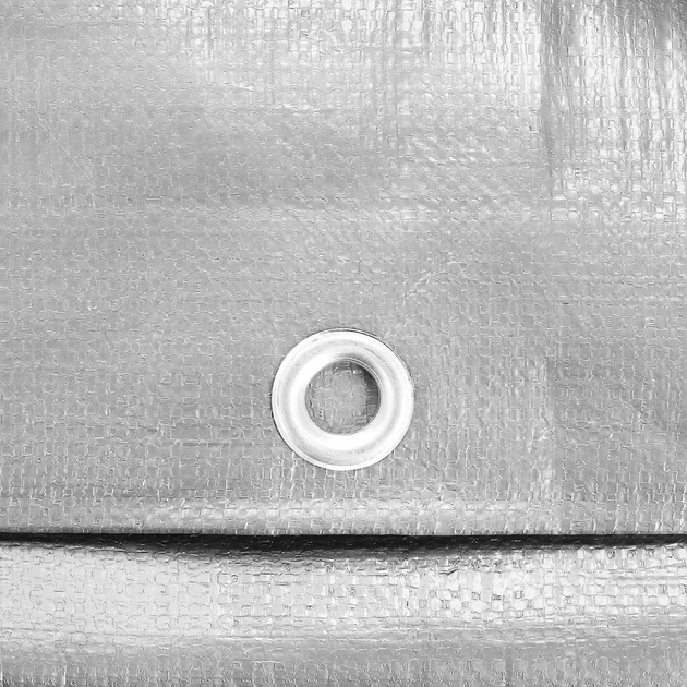 Брезент Springos 6 x 8 м 210 г/м2 Сірий (GA2139) - зображення 6