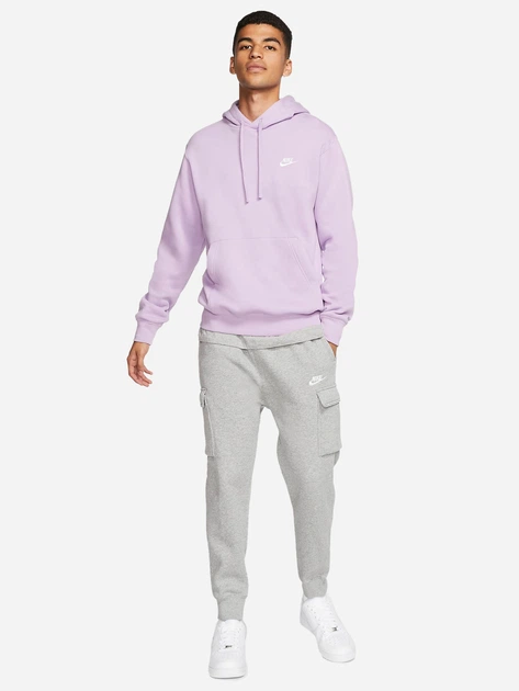 Spodnie dresowe męskie ocieplane Nike M Nsw Club Pant Cargo Bb CD3129-063 XL Szare (193147747386) - obraz 3