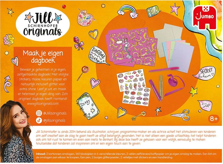 Креативний набір Jumbo Jill: Створи свій власний щоденник 2051552 (8710126199121) - зображення 2