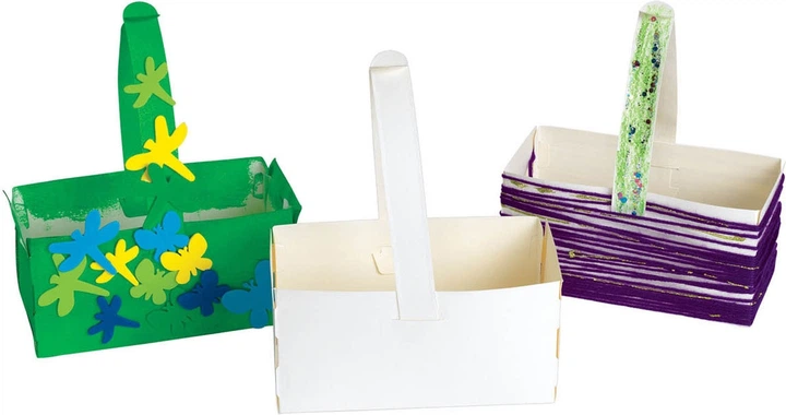 Креативний набір Colorations паперові кошики 20 елементів 6040280 (191487011396) - зображення 4