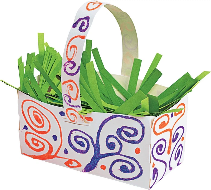 Креативний набір Colorations паперові кошики 20 елементів 6040280 (191487011396) - зображення 5