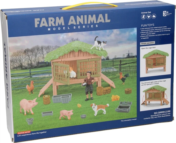 Zestaw do zabawy ZHONGJIEMING TOYS Farm animal 7220518 (8718012057371) - obraz 2
