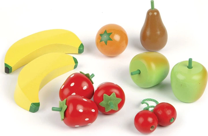 Ігровий набір Tidlo, дерев'яні фрукти в ящику 2999930 (5012824001311) - зображення 2