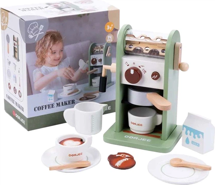 Набір для гри Dorjee Coffee Maker дерев'яний 1750273 (6973840430952) - зображення 4