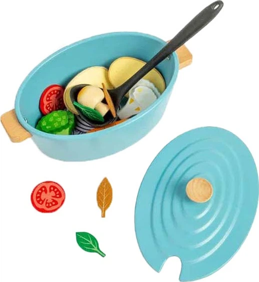 Zestaw do zabawy Bigjigs Toys dla gotowania potraw drewniany 3000052 (691621850466) - obraz 3