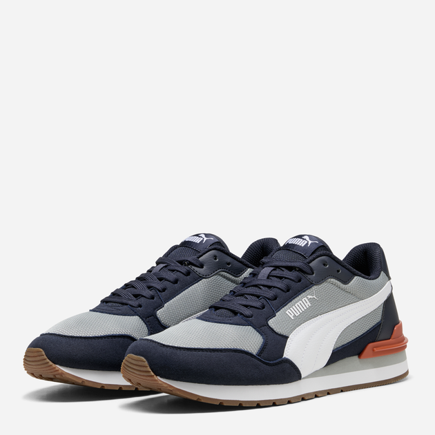 Мужские кроссовки Puma ST Runner v4 39966615 45 (10.5UK) 29.5 см Cool Mid Gray/White/New Navy/Amarena (4069161766985) - изображение 2