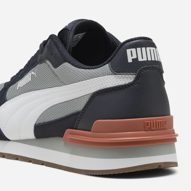 Мужские кроссовки Puma ST Runner v4 39966615 45 (10.5UK) 29.5 см Cool Mid Gray/White/New Navy/Amarena (4069161766985) - изображение 6