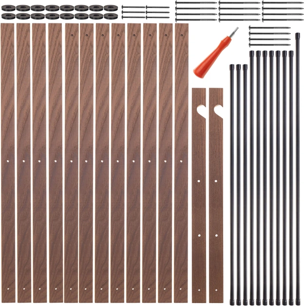 Suszarka do bielizny Kadax drewniana ze stalowymi prętami K11602 (5906638313046) - obraz 2