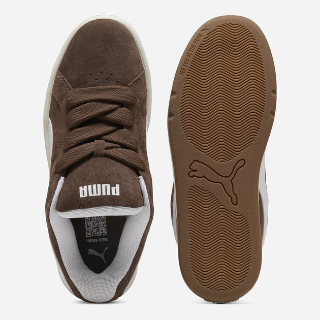 Женские кеды замшевые низкие Puma Park Lifestyle Easy 40070715 38.5 (5.5UK) 24.5 см Chocolate/White (4069161782893) - изображение 4