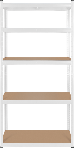 Стелаж металевий Rebel 180 x 90 x 40 см Білий (RB-1251W) - зображення 2