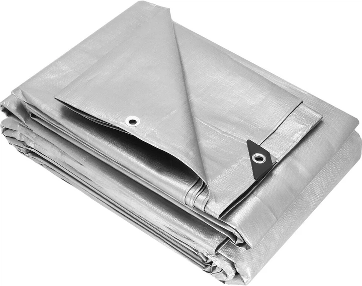 Брезент Springos 6 x 8 м 270 г/м2 Сірий (GA2151) - зображення 3