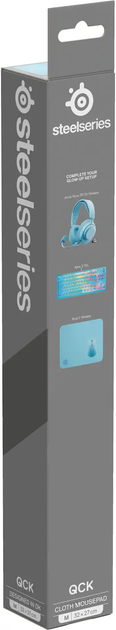 Podkładka pod myszkę SteelSeries QcK Large Aqua (5707119066594) - obraz 5