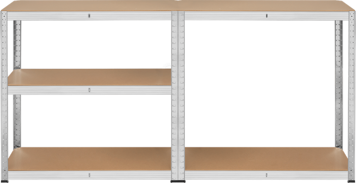 Regał metalowy Rebel 180 x 90 x 40 cm Srebrny (RB-1256) - obraz 4